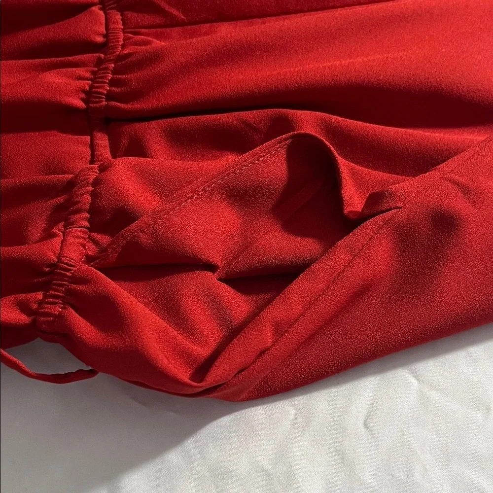 Hot & Delicious Red Halter Tie-Back One-Piece Romper